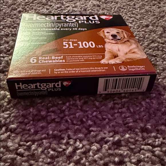 Heartgard Plus Chew for Dogs, 51-100 lbs, 6 Chews (6-mos. supply) - Picture 5 of 5